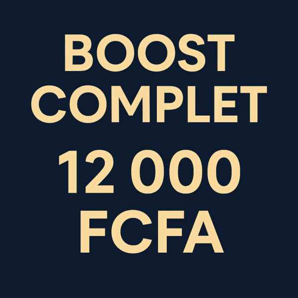 Boost Complet – 12 000 FCFA
